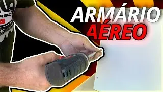 Como fazer ARMÁRIO AÉREO facilmente | Marcenaria 4.0
