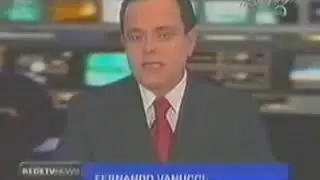 Fernando Vanucci apresenta o REDETV NEWS em 2005