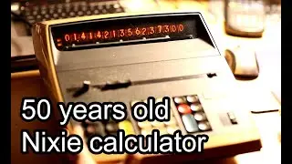 Nixie calculator Toshiba BC-1625 fixed
