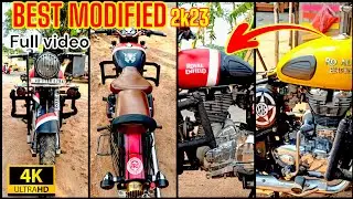 Royal Enfield red & Black Wrapping Stickers | Bullet Modification in bs wraps