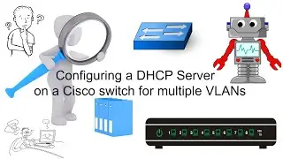 How to configure a DHCP Server for multiple VLANs on a Cisco switch