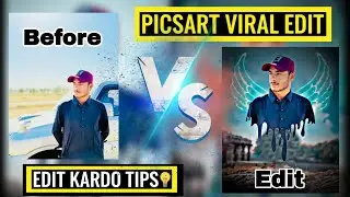 PicsArt Neon Wings Photo Editing Tutorial | Edit Kardo Tips New Video