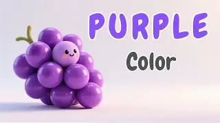 Learn Purple Color for Kids | Purple Objects One by One | Toddler Learning Video   #toddlers