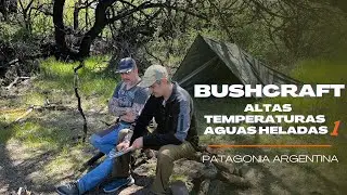 Técnica de REFUGIO solo con TARP, BUSHCRAFT, pesca y comida. Parte 1 (9)