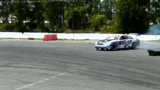 Z-Fever's S14 drift car tandem w/ Rob Flemming.MOV