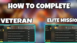 HOW TO COMPLETE VETERAN IN FREE FIRE , HOW TO COMPLETE ELITE MISSION IN FREE FIRE
