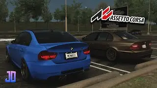BMW M3 E90 x M5 E39 Swimming Through Southern State Parkway | Assetto Corsa | T300 RS