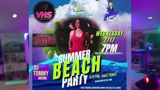 &bull; Anthony&rsquo;s Live &bull; VHS Cover Band &bull; Beach Club Wednesday&rsquo;s &bull; DJ Tommy Bruno &bull; 2024 &bull;
