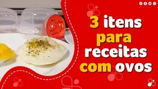 Testamos: Timer de ovo, omeleteira e cortador de ovos | #dicadamel