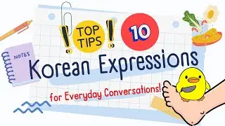 Speak Korean Like a Native | Top10 Essential Idioms | Everyday Conversations