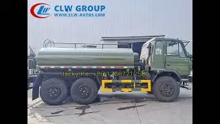 Off Road 6x6 Dongfeng 10T Water Tank Truck