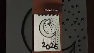 Happy new year 🎉 2026 #shorts #drawing #new year #youtubeshorts #viral #2026  #happynewyear