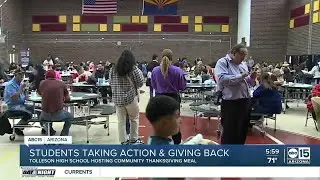 Tolleson students serve hundreds of community members on Thanksgiving