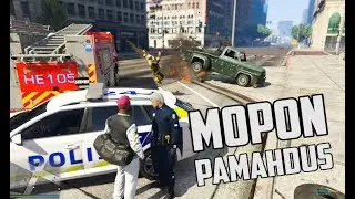 GTA V RP Takaa-ajoja ja räjähdyksiä #9 (poliisi)