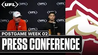 Birmingham Stallions Week 2 Postgame Press Conference | United Football League