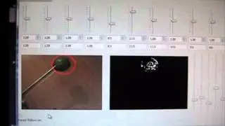 Humanoid robot object tracking using OpenCV