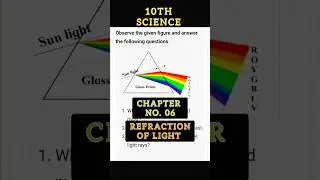 Science -1 | Important Questions | Refraction of Light | #shorts #youtube #science #viral #ytshorts