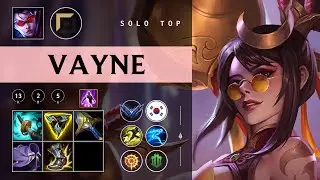 Vayne Top vs Gnar - KR Diamond Patch 26.02