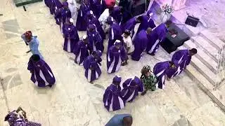 CAMC HQ Choristers in an Electrifying Dance Performance.