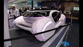 BOSCH CONCEPT SHOW CAR FULLY AUTONOMOUS SELF DRIVING VEHICLE - WALKAROUND