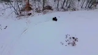 CF Moto winter fun