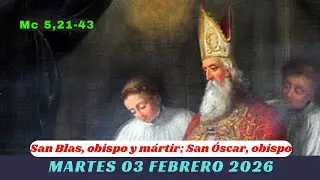 Contigo hablo, niña, levántate hoy Martes 03 feb 2026 #misahoy  Padre Jhon Jairo Tapias u en vivo