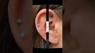 💎Earrings for Women 14k Gold Screw Back Tiny CZ Studs #shorts