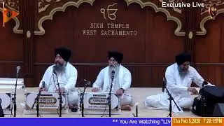 🔴 Live  Sikh Temple West Sac, CA, USA  feb 5  2026