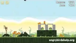 Angry Birds Level 2-19 - 3 Star Walkthrough