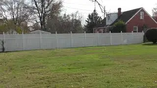 Large fenced in backyard