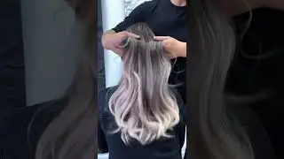 Beige Caramel🤎🤍🖤 #balayage