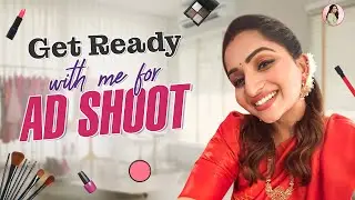 Dewy Make up and Twisted Hairstyle | AD Photoshoot | Nakshathra Nagesh