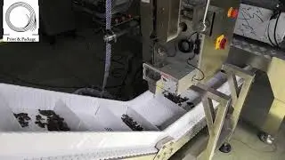 Фасовка чипсов из говядины джерков в готовые пакеты дой пак с поглотителем кислорода
