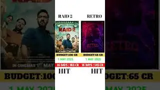 RAID 2 VS RETRO BOX OFFICE COLLECTION VIDEO #raid2 #ajaydevgan