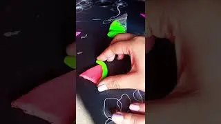 Clay Watermelon Craft Fruit Craft With Clay #art #youtubeshort #craft #diy #clay