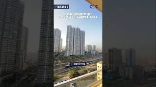 Appartamenti con balcone 3 BHK Premium Mulund East vicino alla stazione di Nahur su GMLR