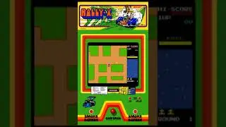 MAME Arcade - Artwork (marquee, bezel, control panel) - Rally X (1980 Namco)