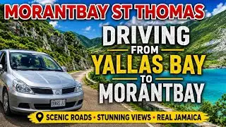 Tour Driving From Yallas Bay to Morantbay #roadvlogs