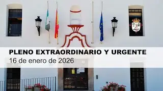 Pleno extraordinario y urgente | 16 enero 2026 | Ayuntamiento de Jerez de los Caballeros