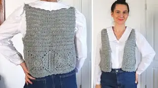 Crochet Simple Beginner Vest