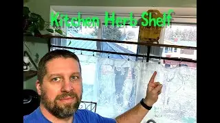 Build and Install a Kitchen Herb Shelf