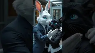 Magic Rabbit Transforms Black Cat & Lands Her a Job! 🐰✨🐱