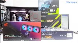 PC Built! Threadripper 7970X Beast Build 2025 | ASUS TRX50-SAGE + RTX 3060 + 128GB RAM