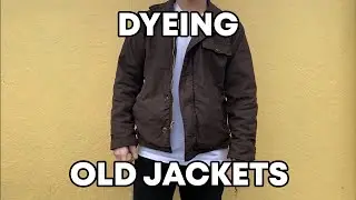 Vintage Jacket Dyeing Tutorial