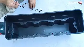 Установка ящика для хранения под задним сиденьем SAUTVS для Polaris XPEDITION XP 5 ADV 5 2024-2026
