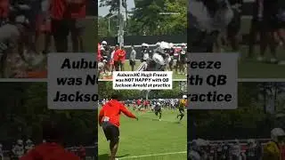 Jackson Arnold yelled at by coach