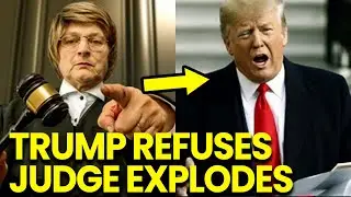 Trump REFUSES To TESTIFY Judge THREATENS Immediate JAIL