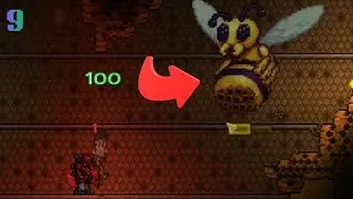 FIGHTING the QUEEN BEE! | Terraria