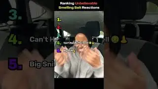 Ranking Unbelievable Smelling Salt Reactions #viralclips #funny