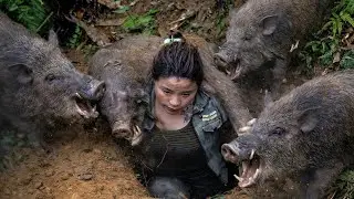 60 Days Facing the Deadly Wild Boar &ndash; Hunting, Trapping, and Wilderness Survival | phượng p&uacute;